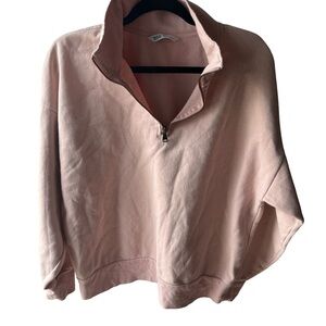 DSG Pink Quarter-Zip Sweatshirt